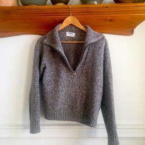 Old Navy mock neck 1/4 zip sweater